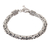 Men's sterling silver braided bracelet, 'Silver Dragon' - Men's Sterling Silver Bracelet thumbail
