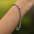 Men's sterling silver link bracelet, 'Flowing River' - Handmade Men's Silver Link Bracelet (image 2c) thumbail
