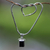 Onyx choker, 'Dream Guide' - Onyx Sterling Silver Pendant Necklace  (image 2) thumbail