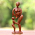Wood sculpture, 'Abstract Family' - Hand Carved Mother and Child Sculpture (image 2) thumbail