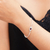 Garnet pendant bracelet, 'Moonbeam Passion' - Garnet Sterling Silver Bangle Bracelet (image 2j) thumbail