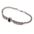 Garnet pendant bracelet, 'Cosmic Story' - Sterling Silver Garnet Bracelet (image 2c) thumbail