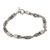 Sterling silver braided bracelet, 'Cosmic Paths' - Handmade Sterling Silver Chain Bracelet thumbail