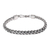 Sterling silver braided bracelet, 'Java Temptation' - Handmade Sterling Silver Chain Bracelet thumbail