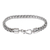 Sterling silver braided bracelet, 'Java Temptation' - Handmade Sterling Silver Chain Bracelet (image 2c) thumbail