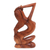 Wood statuette, 'Sensuality' - Female Nude Sculpture (image 2d) thumbail