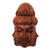 Wood mask, 'Radiant Trinity' - Cultural Wood Mask from Indonesia (image 2a) thumbail