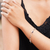 Garnet charm bracelet, 'Triple Passion' - Garnet charm bracelet
