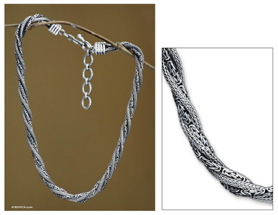 Halskette aus Sterlingsilber - Halskette aus Sterlingsilber