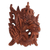 Wood mask, 'Rahwana, King of Alengka' - Balinese Carved Wood Mask Depicting Alengka King of Alengka (image 2e) thumbail