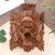 Wood mask, 'Judge of the Netherworld' - Fair Trade Cultural Wood Mask (image 2) thumbail