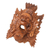Wood mask, 'Judge of the Netherworld' - Fair Trade Cultural Wood Mask (image 2b) thumbail