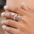 Amethyst and pearl ring, 'Pure in Heart' - Amethyst and Pearl Ring (image 2i) thumbail