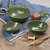Stoneware ceramic bowls, 'Banana Garden,' (set of 3) - Stoneware ceramic bowls (Set of 3)