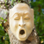 Wood mask, 'Big Yawn' - Wood mask (image 2) thumbail