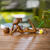 estatuilla de madera - Estatuilla desnuda femenina