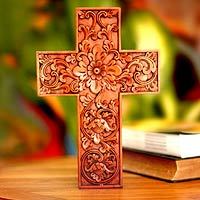 Mahogany cross,