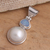 Colgante de perlas cultivadas y ópalo - Colgante de perlas cultivadas y ópalo