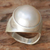 Cultured pearl ring, 'New Moon' - Cultured Pearl Ring