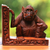 Wood bookends, 'Guardian Monkeys' (pair) - Artisan Crafted Indonesian Wood Bookends (Pair) (image 2b) thumbail