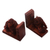 Wood bookends, 'Guardian Monkeys' (pair) - Artisan Crafted Indonesian Wood Bookends (Pair) (image 2d) thumbail