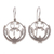Sterling silver drop earrings, 'Mystique' - Sterling silver drop earrings thumbail