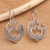 Sterling silver drop earrings, 'Mystique' - Sterling silver drop earrings (image 2b) thumbail