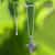 Amethyst cross necklace, 'New Directions' - Amethyst Sterling Silver Cross Necklace (image 2b) thumbail