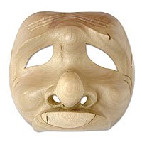 Wood mask,