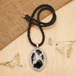 Onyx pendant necklace, 'Perfectly Free' - Onyx pendant necklace