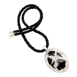 Onyx pendant necklace, 'Perfectly Free' - Onyx pendant necklace