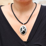 Onyx pendant necklace, 'Perfectly Free' - Onyx pendant necklace