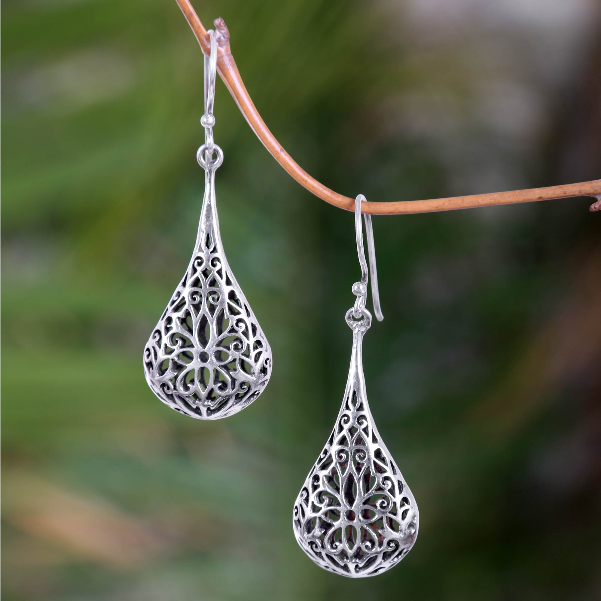 UNICEF Market | Traditional Balinese Sterling Silver Handcafted Drop ...