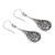 Sterling silver flower earrings, 'Floral Reign' - Sterling Silver Dangle Earrings (image 2b) thumbail
