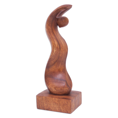 estatuilla de madera - Escultura en madera de suar