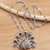 Garnet pendant necklace, 'Crimson Peacock' - Garnet pendant necklace (image 2) thumbail
