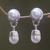 Cultured pearl dangle earrings, 'Angel' - Cultured pearl dangle earrings thumbail
