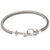 Men's sterling silver braid bracelet, 'Dragon Braid' - Sterling Silver Link Bracelet from Indonesia (image 2d) thumbail