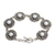Cultured pearl link bracelet, 'Moon Flower' - Pearl link bracelet (image 2d) thumbail