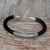 Sterling silver cuff bracelet, 'Frangipani' - Sterling Silver Cuff Bracelet (image 2) thumbail