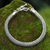 Men's sterling silver braided bracelet, 'Lives Entwined' - Men's Sterling Silver Chain Bracelet (image 2) thumbail