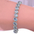Topaz tennis bracelet, 'Sparkling Blue River' - Sterling Silver Link Blue Topaz Bracelet from India (image 2e) thumbail