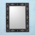 Teak mirror, 'Ebony Jewels' - Teak mirror (image 2) thumbail