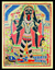 Madhubani painting, 'Angry Goddess Kali' - Madhubani painting thumbail