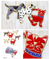 Ornamente, (6er-Set) - handbestickte Weihnachtsornamente (6er-Set)