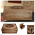 Walnut jewelry box, 'A Walk in the Forest' - Hand Carved Wood jewellery Box (image 2) thumbail