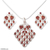 Garnet jewelry set, 'Love Sonnet' - Garnet jewellery set (image 2a) thumbail