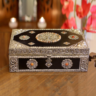 Brass jewelry box, Antique Sophistication