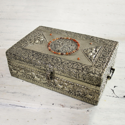 Brass jewelry box, Sunny Lace