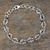 Tourmaline link bracelet, 'Translucent Contrasts' - Sterling Silver and Tourmaline Bracelet
